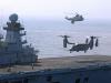 MV-22 Osprey atterra sulla HMS Illustrious